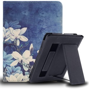Etui Exoguard Stand - Kindle Paperwhite 6 - Blue Flowers