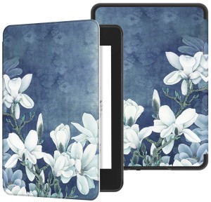 Etui Exoguard - Kindle Paperwhite 6 - Blue Flowers