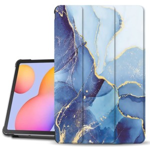 Etui Exoguard - Galaxy Tab S6 Lite 2020 2022 2024 - Marble Blue