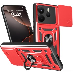 Etui Exoguard Camshield - Xiaomi Redmi Note 14 (4g) - Red