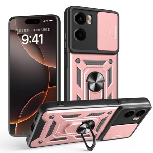 Etui Exoguard Camshield - Motorola Moto G05 - Rose