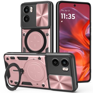 Etui Exoguard Ringshield - Motorola Moto G05 - Rose