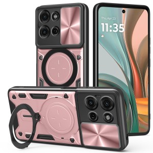 Etui Exoguard Ringshield - Motorola Moto G75 5g - Rose