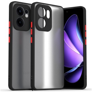 Etui Exoguard Mat - Oppo Reno 13 F / 13 Fs - Black