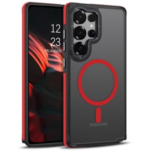 Etui Exoguard Matte 2.0 - Samsung Galaxy S25 Ultra - Black / Red