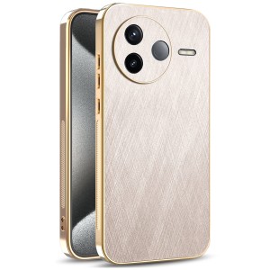 Etui Exoguard Brushed Glamour - Xiaomi Poco F7 Pro - Gold