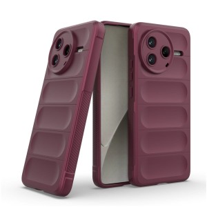Etui Exoguard Magic - Xiaomi Poco F7 Pro - Dark Red