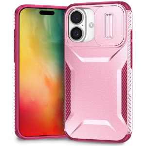 Etui Exoguard Armorshield - Apple Iphone 16 - Pink / Red