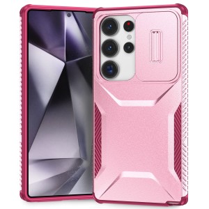 Etui Exoguard Armorshield - Samsung Galaxy S25 Ultra - Pink / Red