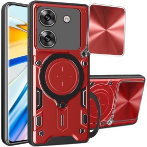 Etui Exoguard Ringshield - Xiaomi Poco M7 Pro - Red