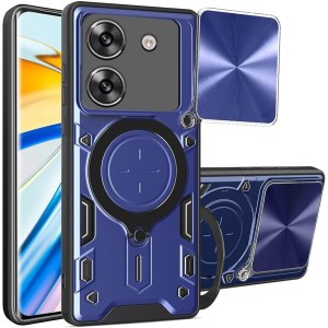 Etui Exoguard Ringshield - Xiaomi Poco M7 Pro - Blue