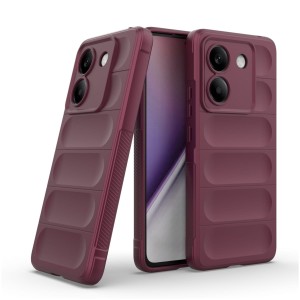 Etui Exoguard Magic - Xiaomi Poco M7 Pro - Dark Red