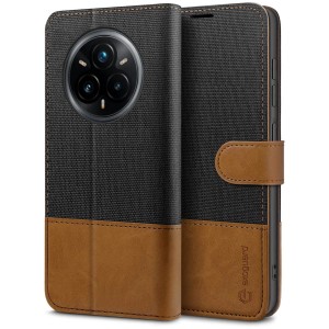 Exoguard Wallet - Realme 14 Pro Plus 5g - Black / Brown