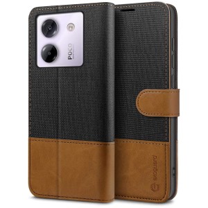 Exoguard Wallet - Xiaomi Poco M7 Pro - Black / Brown