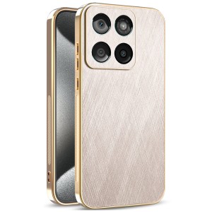 Etui Exoguard Brushed Glamour - Motorola Edge 60 / Edge 60 Fusion - Gold