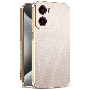Etui Exoguard Brushed Glamour - Motorola Moto G05 / E15 - Gold