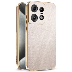 Etui Exoguard Brushed Glamour - Motorola Edge 50 Pro - Gold