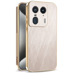 Etui Exoguard Brushed Glamour - Motorola Edge 50 Ultra - Gold