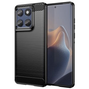 Etui Exoguard Carbon - Motorola Edge 60 / Edge 60 Fusion - Black