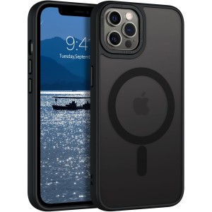 Etui Exoguard Matte Mag - Apple Iphone 12 / 12 Pro - Black