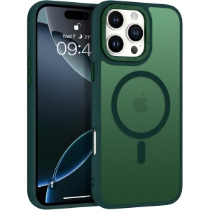 Etui Exoguard Matte Mag - Apple Iphone 16 Pro - Dark Green