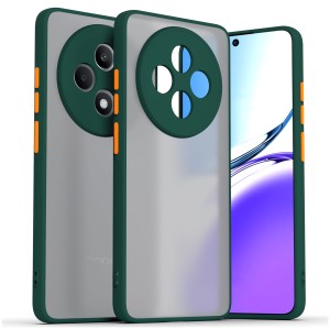 Etui Exoguard Mat - Oppo Reno 12 F / 12 Fs - Dark Green