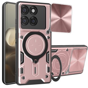 Etui Exoguard Ringshield - Motorola Edge 60 Pro - Rose