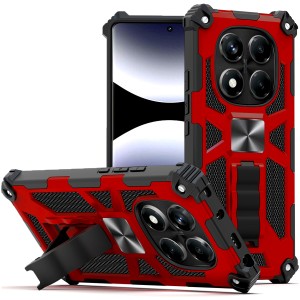 Etui Exoguard Military - Xiaomi Redmi Note 14 Pro 5g / 14 Pro+ 5g / Poco X7 5g - Red