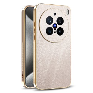 Etui Exoguard Brushed Glamour - Vivo X200 Pro - Gold