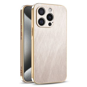 Etui Exoguard Brushed Glamour - Apple Iphone 16 Pro - Gold