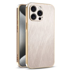 Etui Exoguard Brushed Glamour - Apple Iphone 16 Pro Max - Gold