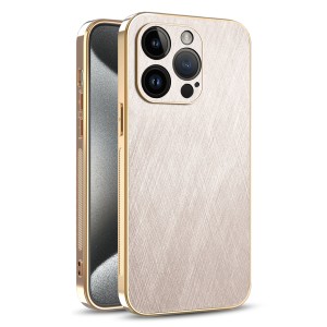 Etui Exoguard Brushed Glamour - Apple Iphone 14 Pro - Gold