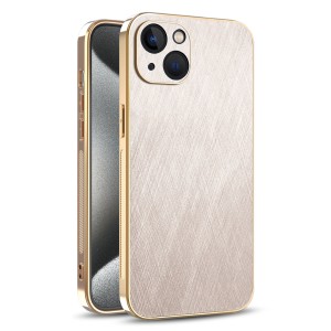 Etui Exoguard Brushed Glamour - Apple Iphone 13 - Gold