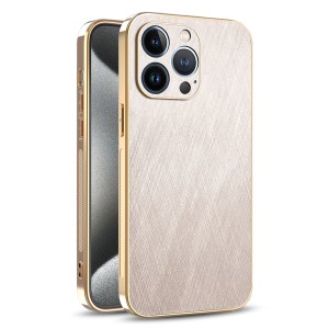Etui Exoguard Brushed Glamour - Apple Iphone 13 Pro - Gold