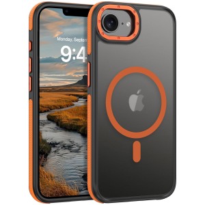 Etui Exoguard Matte 2.0 - Apple Iphone 16e - Black / Orange