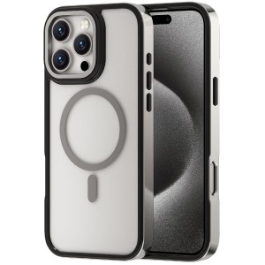 Etui Exoguard Exo Frame - Apple Iphone 16 Pro - Silver