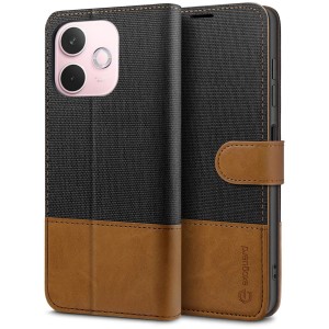 Exoguard Wallet - Oppo A5 Pro 5g - Black / Brown