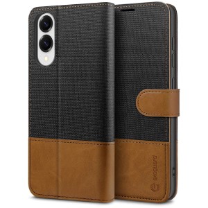 Exoguard Wallet - Samsung Galaxy S25 Edge - Black / Brown