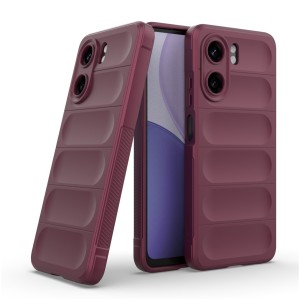 Etui Exoguard Magic - Oppo A5x - Dark Red