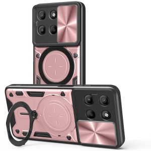 Etui Exoguard Ringshield - Motorola Moto G56 - Rose