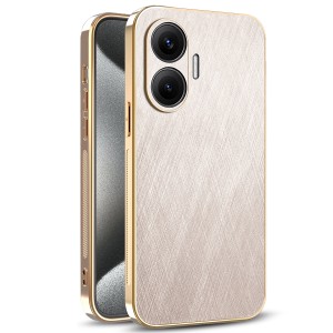 Etui Exoguard Brushed Glamour - Xiaomi Poco F7 - Gold