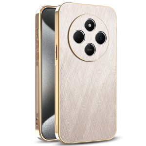 Etui Exoguard Brushed Glamour - Xiaomi Redmi 14c / Poco C75 - Gold