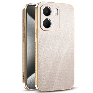 Etui Exoguard Brushed Glamour - Oppo A5x - Gold