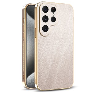 Etui Exoguard Brushed Glamour - Samsung Galaxy S25 Ultra - Gold