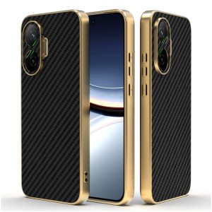 Etui Exoguard Goldline Carbon - Xiaomi Poco F7 - Black