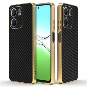 Etui Exoguard Goldline Carbon - Oppo A5x - Black