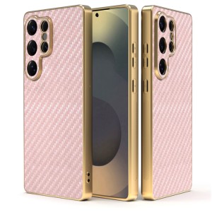 Etui Exoguard Goldline Carbon - Samsung Galaxy S25 Ultra - Rose