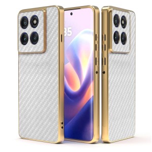 Etui Exoguard Goldline Carbon - Motorola Edge 60 / Edge 60 Fusion - White