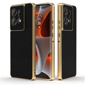 Etui Exoguard Goldline Carbon - Motorola Edge 50 Pro - Black