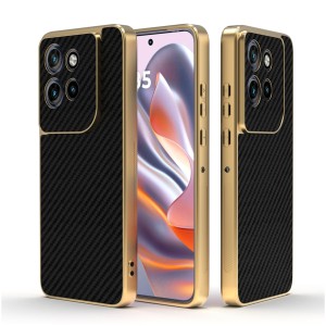 Etui Exoguard Goldline Carbon - Motorola Edge 50 Neo - Black